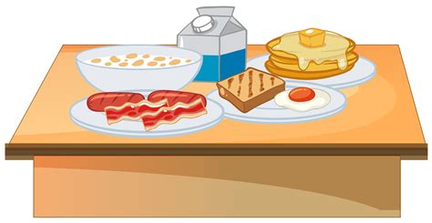 buffet table vector art icons  graphics