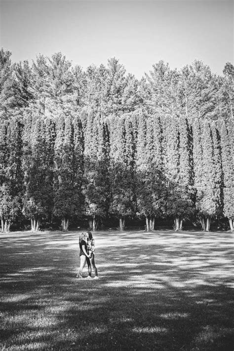 outdoor rustic wisconsin lesbian engagement shoot