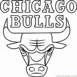 Chicago Coloring Bulls Pages Color Nba Coloringpages101 sketch template