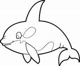 Whale Coloring Printable Kids Click sketch template