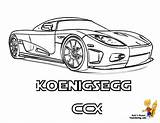 Koenigsegg Supercar Striking Maserati sketch template