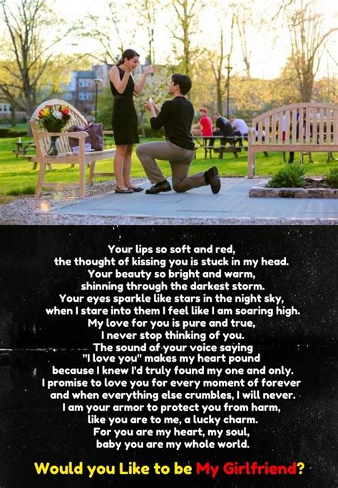 poems to ask a girl to be your girlfriend cute love quotes for her quotes for your