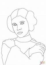 Leia Wars Princess Star Coloring Pages Printable Drawing Leah Inspiration Getcolorings Colorings Getdrawings Birijus Categories sketch template