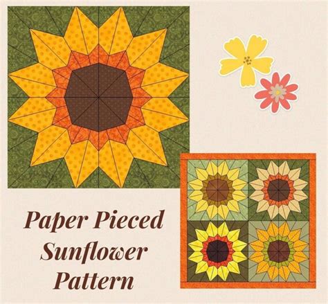 sunflower quilt block pattern lupongovph
