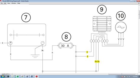 question  voltage regulator wiring  battery ducati forum