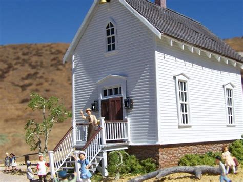 walnut grove school house model from little house on the prairie tv series house outdoor