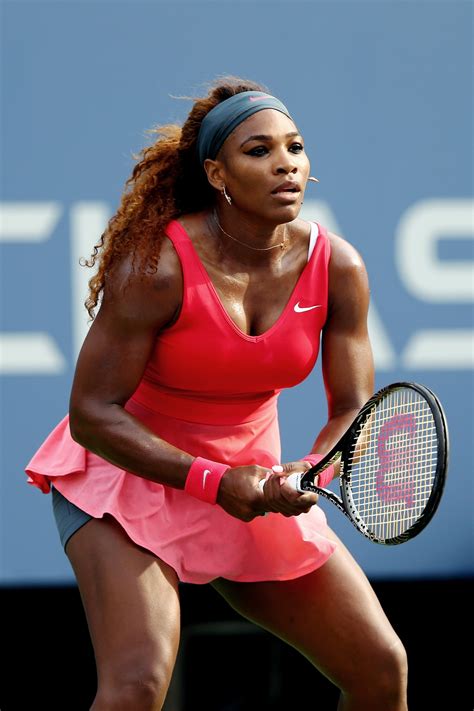 serena williamss  open strategy  nike tennis dresses  pink nails vogue
