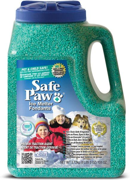 safe paw petsafe ice melt  dogs cats  lb  oz jug chewycom