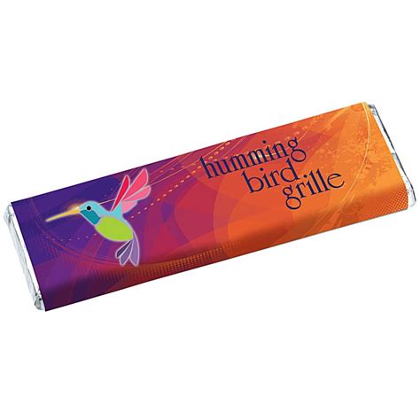 imprintcom wrapped belgian chocolate bar   oz