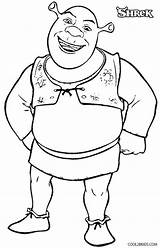 Shrek Cool2bkids Face Ausmalbilder Gingy Malvorlagen Ogre Gesicht sketch template