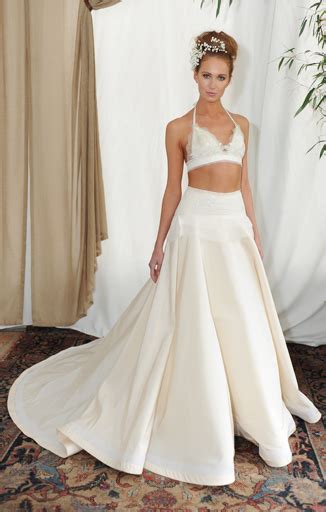 10 sexiest dresses from bridal fashion week huffpost
