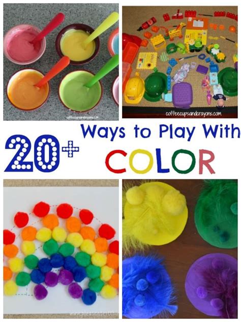 ways  play  color    ideas  play  learn