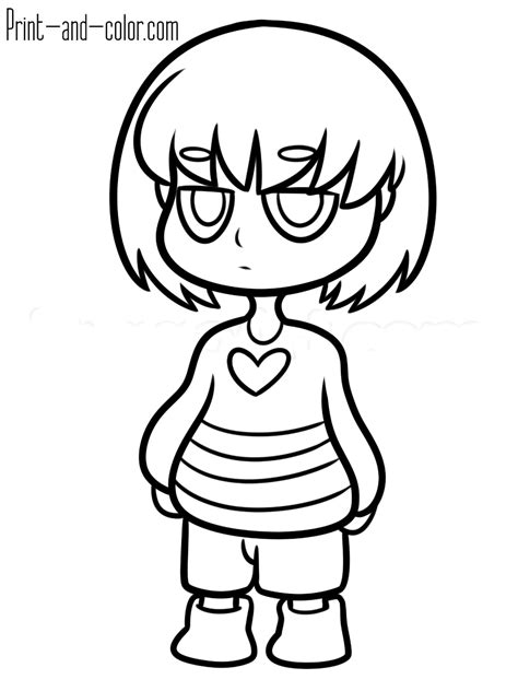 undertale coloring pages    printable undertale coloring