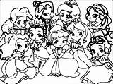 Cuter Princesses sketch template