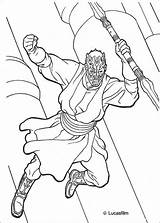 Coloring Lightsaber Wars Star Pages Popular Darth Maul sketch template