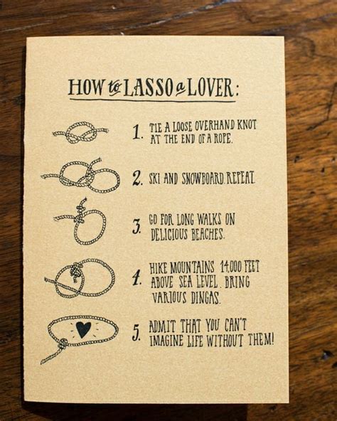 How To Lasso A Lover Cards Giddyap Girl How To Throw A