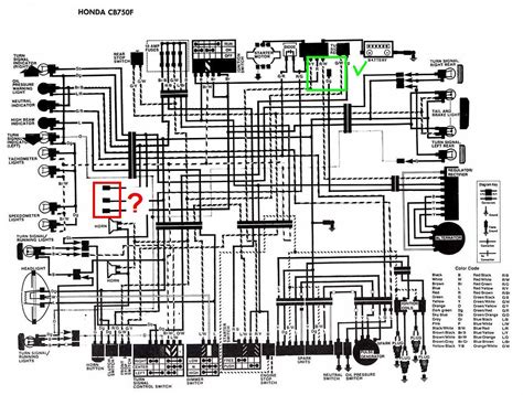 vintage  classic hondas wiring diagram confusion  cbf ss