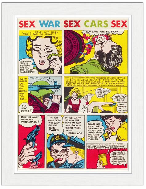 Sex War Sex Cars Sex Poster Art Print £7 99 Framed Print £22 99 T