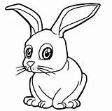 Lapin Mignon Trop Rabbit Eyed Dessins Jecolorie Karikatur Karikaturillustration Netter sketch template