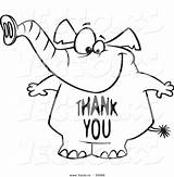 Thank Coloring Pages Cartoon Please Color Elephant Printable Clipart Card Teacher Pokemon Mom Vector Belly Outlined Cards Kids Getcolorings Getdrawings sketch template