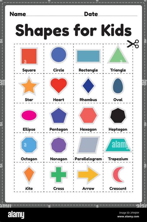 shapes  preschool  kindergarten kids  learn basic symbols