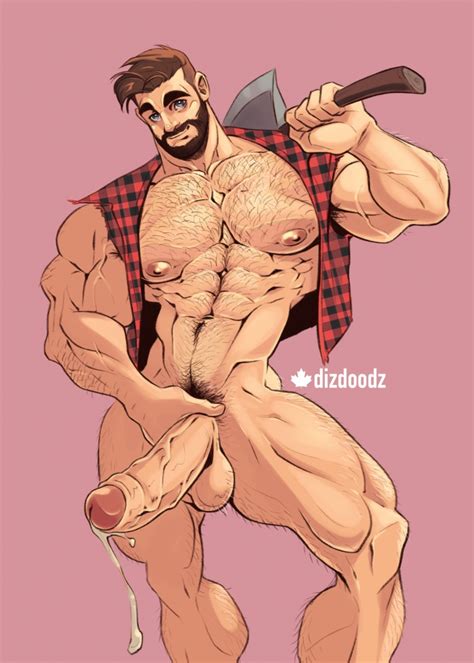 rule 34 axe bara big penis color dizdoodz gay hairy male male only muscle penis solo 2108359