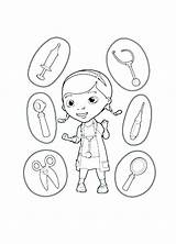 Coloring Pages Doc Mcstuffins Tools Doctor Mini Aid Drawing Band Stuffy Cooper Printables Getcolorings Medicine Colouring Disney Printable Color Getdrawings sketch template