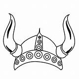 Viking Vikings Helm Malvorlagen Helmet Wikinger Fensterbilder Cemerlang Gajah sketch template