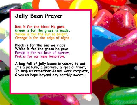 printable jelly bean prayer francesco printable