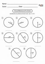 Circumference Pdf sketch template
