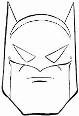 Batman Coloring Printable Pages Mask Library Clipart sketch template