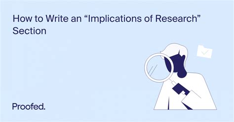 write  implications  research section proofeds writing tips