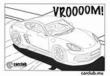 Carclub Coloring Porsche Gc Cayman Gts Bm6 sketch template
