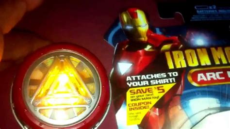 iron man  toy chest plate  youtube