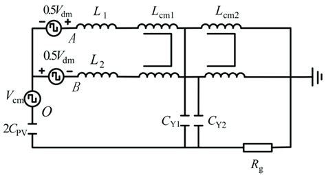 common mode equivalent circuit  scientific diagram