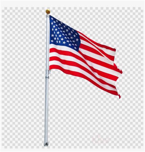 American Flag Pole Clipart United States Of America