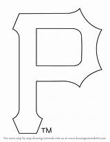 Pirates Pittsburgh Logo Draw Drawing Step Mlb Drawingtutorials101 Tutorials Previous Next sketch template
