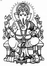 Ganesh Ganesha Outline Drawing Lord Sketch Clipart Drawings Coloring Pages Choose Board Tattoo Save Clip sketch template