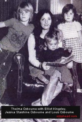 Mr Osbournes First Wife Thelma With Jessica And Louis