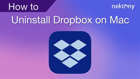 uninstall dropbox  mac removal guide nektony