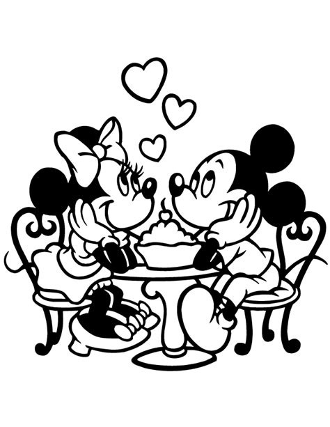 mickey mouse valentines disney coloring pages valentine coloring