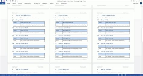 faq templates software development templates forms checklists