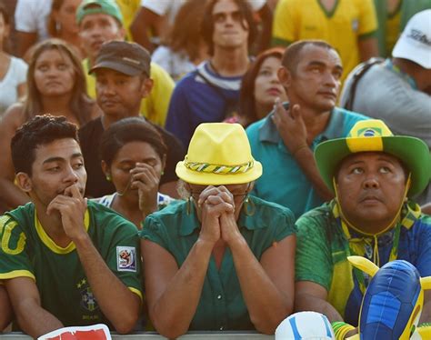 world cup photos brazilian fans pray for a miracle