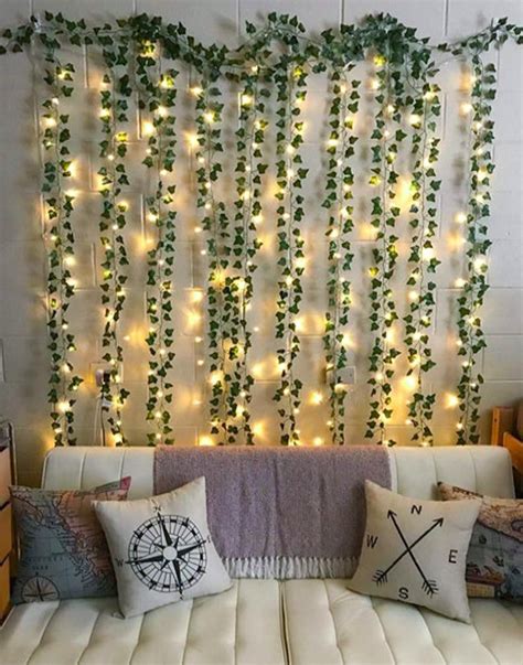 strands  ft artificial ivy garland   led etsy cute