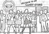 Heathers Stagey sketch template