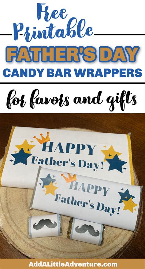 fathers day candy bar wrappers  printables