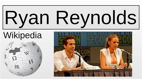 ryan reynolds wikipedia youtube
