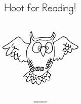 Coloring Hoot Reading Owl Flying Designlooter Print 28kb 605px sketch template