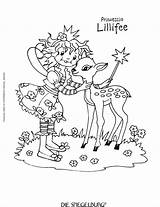 Lillifee Einhorn Kleine Ausmalbild Kinderbilder Prinzessin Malvorlage sketch template