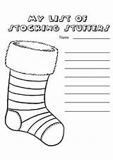 Stocking Stuffers sketch template